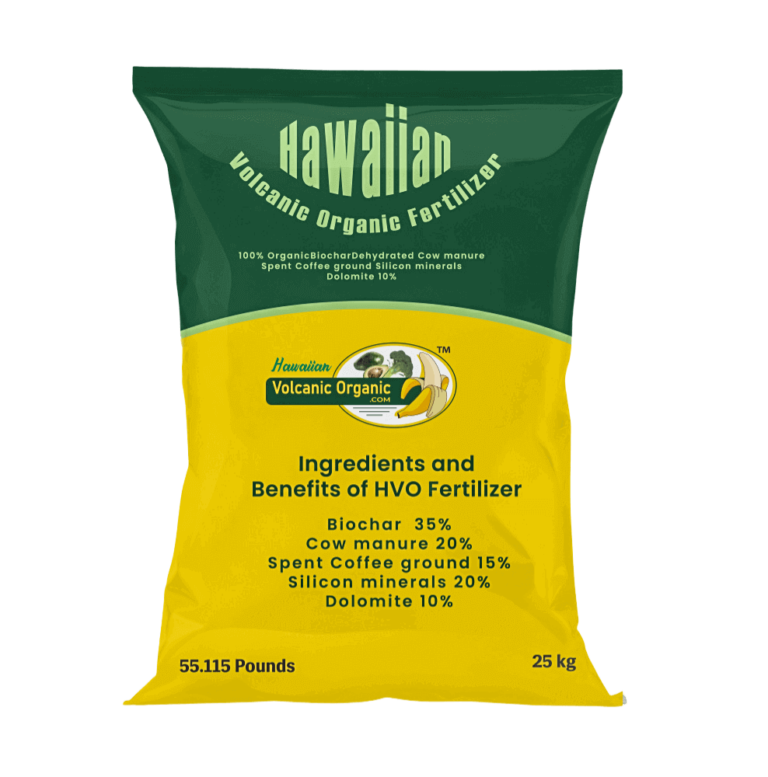Home organic fertilizer for vegetables Hawaiian Volcanic Organic